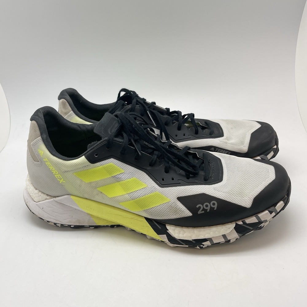 Adidas Sneakers Mens 14 Terrex Agravic Ultra FY7629 White Athletic Hiking Shoes‎